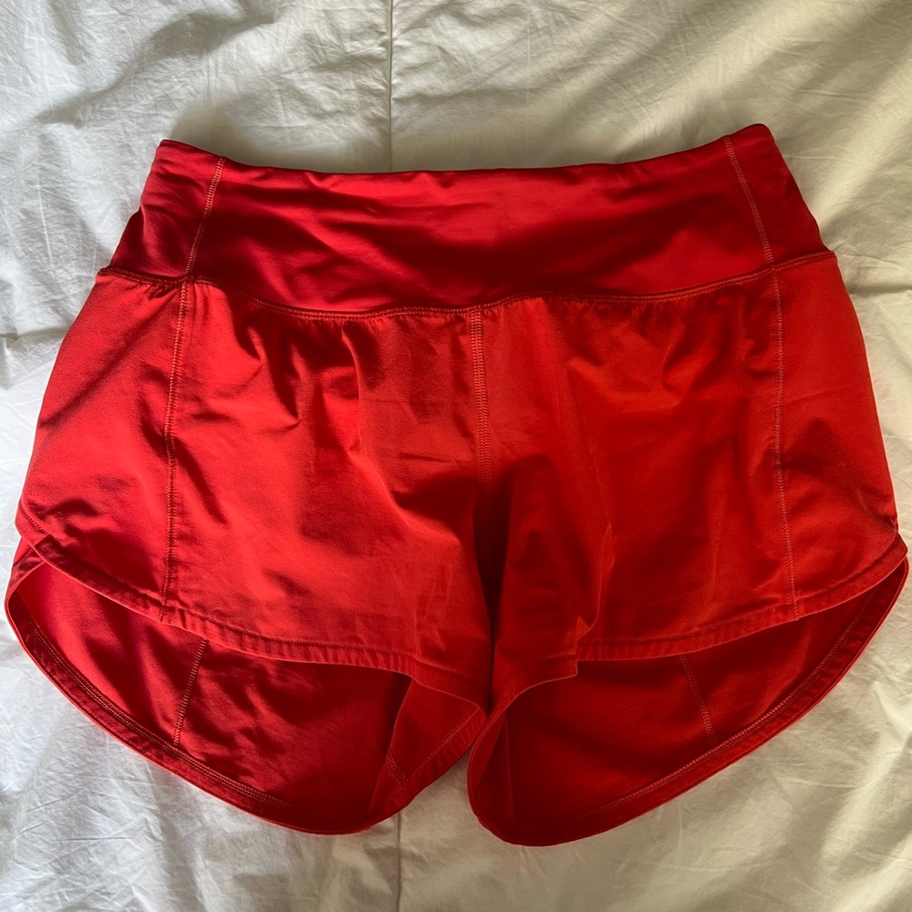 Lululemon Carnation Red Speed Ups